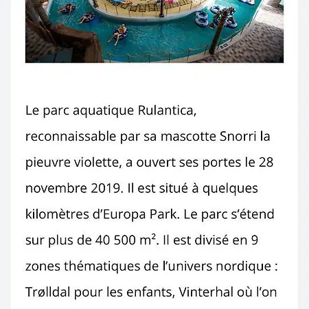 Appartamento Location grand MH proche europa park 4 personnes Boofzheim